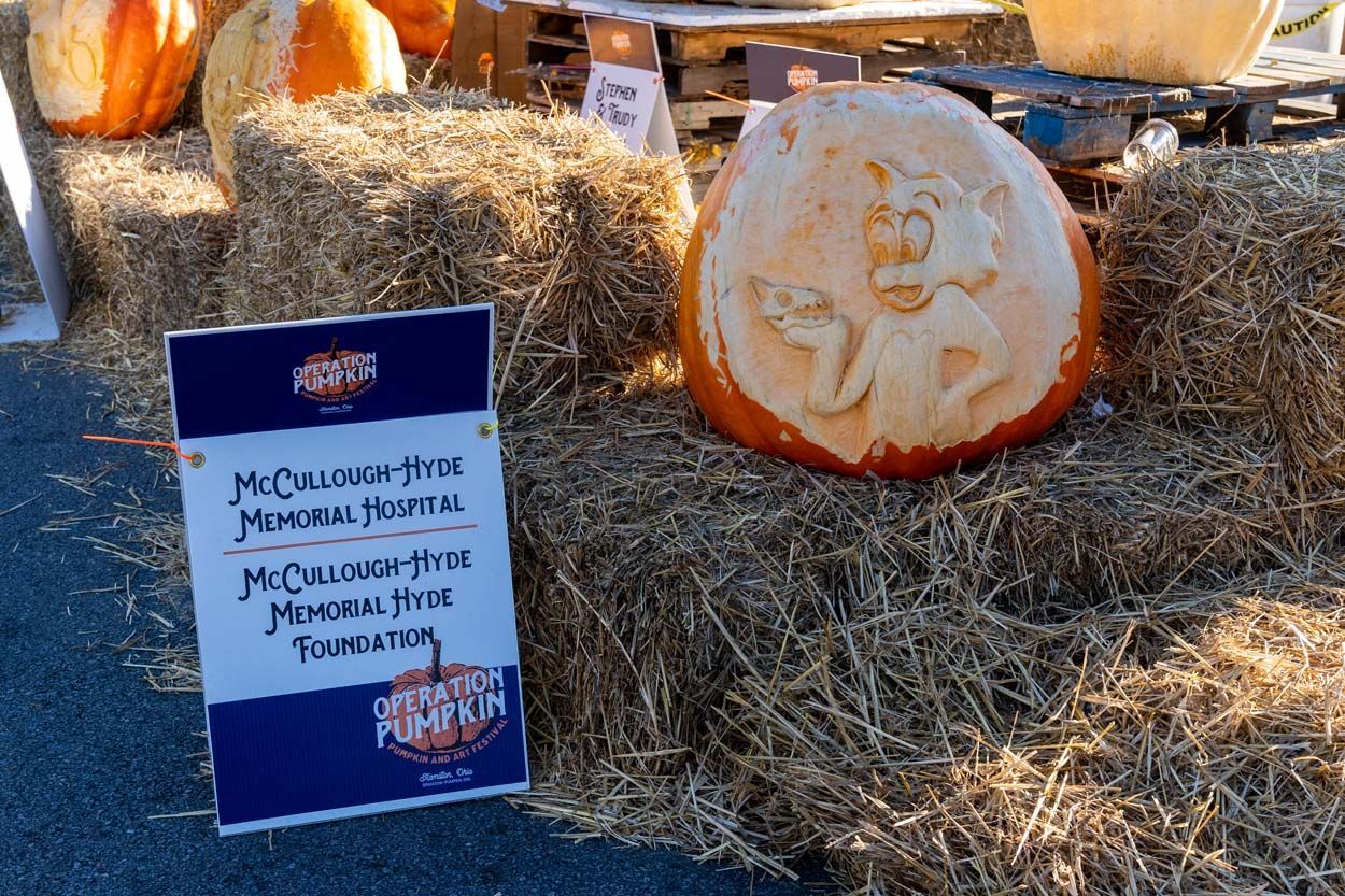 McCullough-Hyde Memorial pumpkin