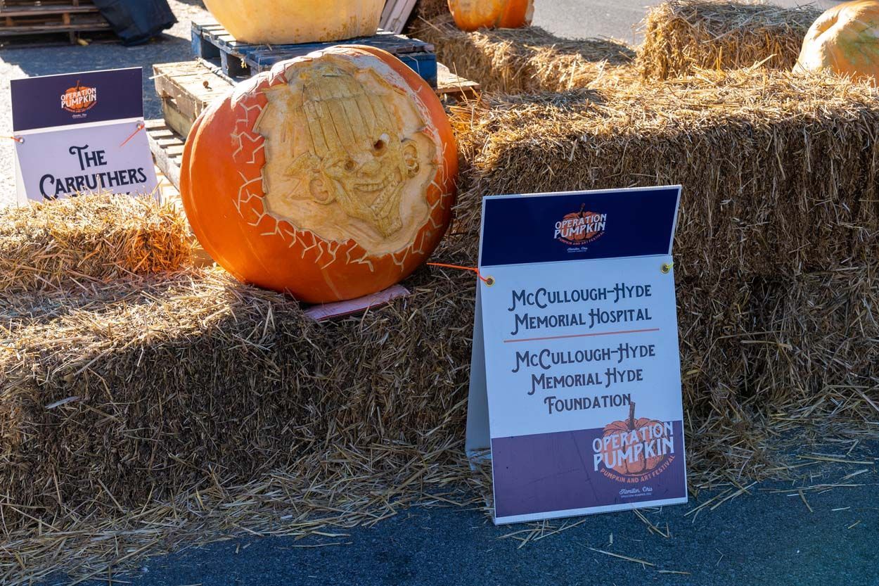 McCullough-Hyde Memorial pumpkin