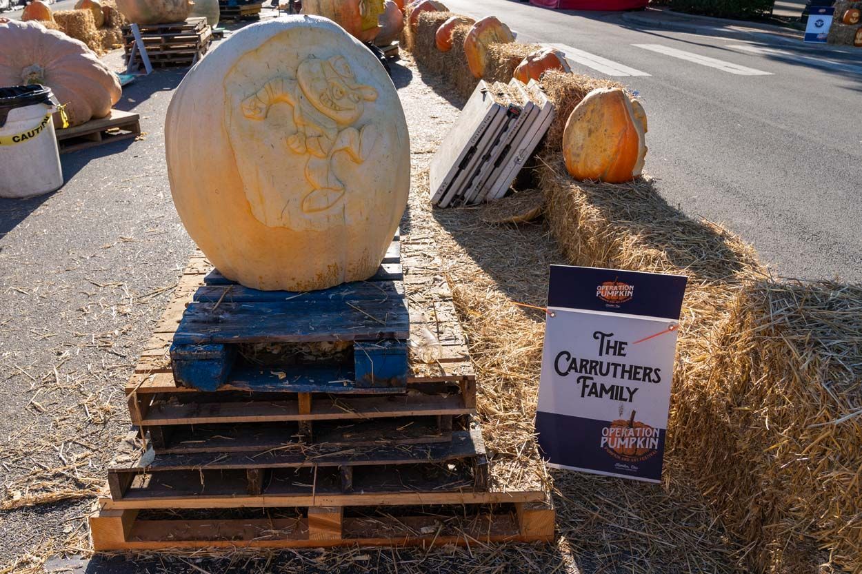 The Carruthers Family pumpkin
