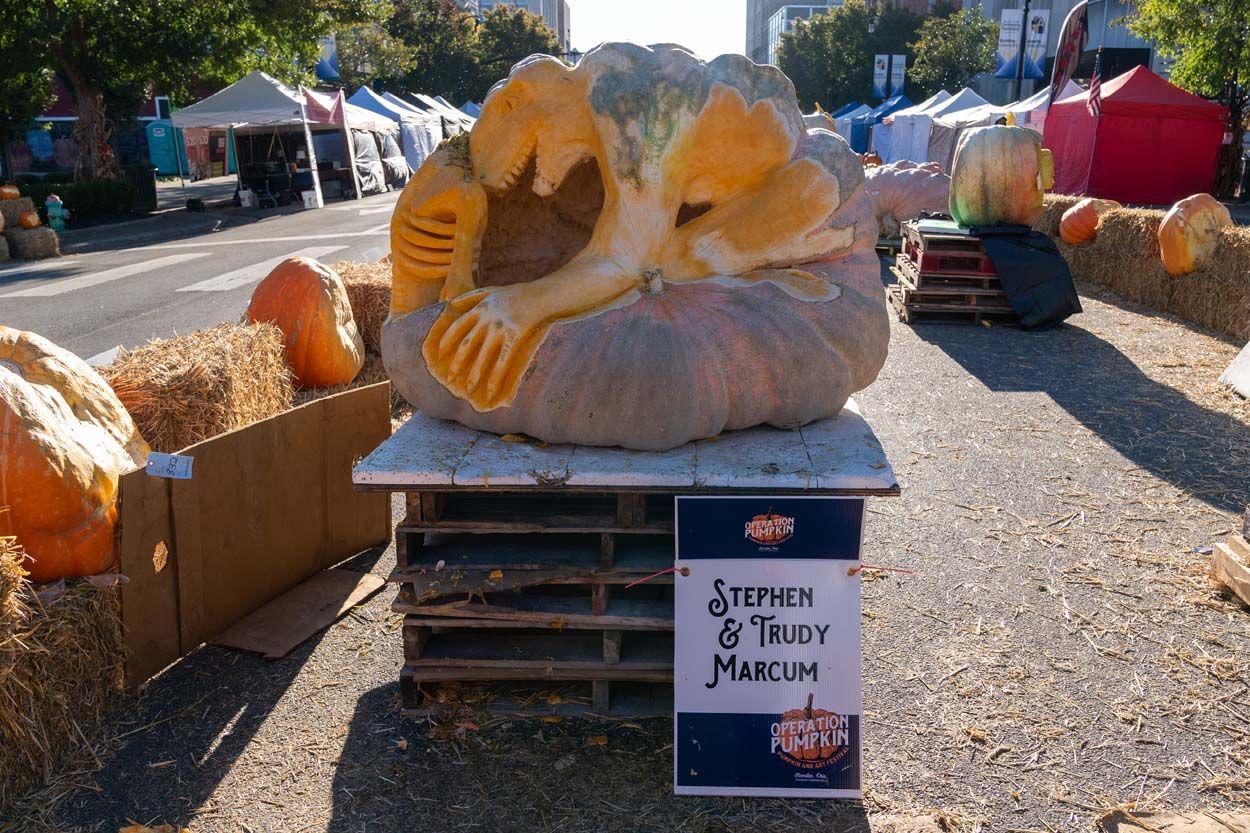 Stephen & Trudy Marcum pumpkin design
