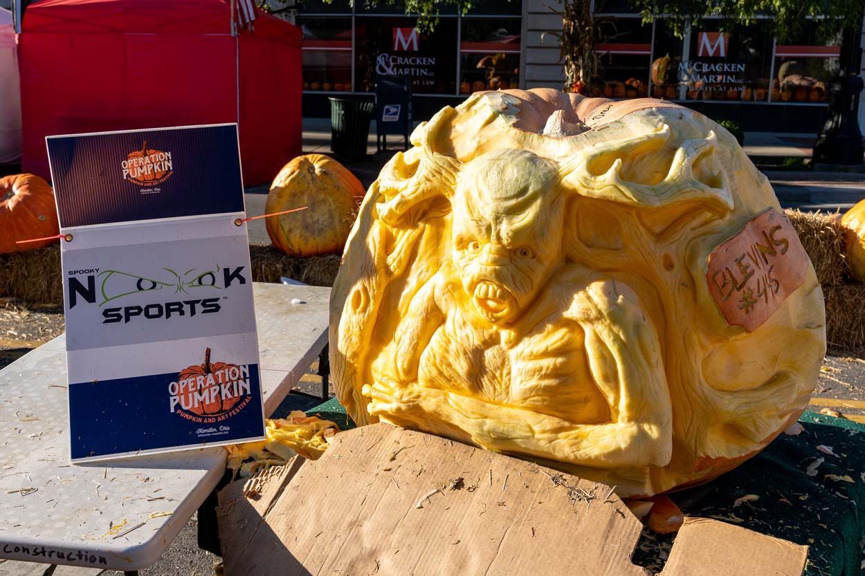 Nook Sports pumpkin design