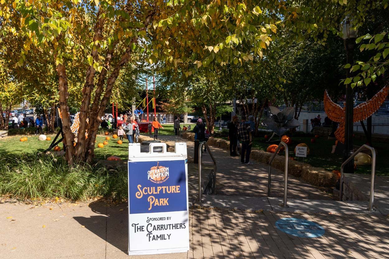 Operation Pumpkin sign