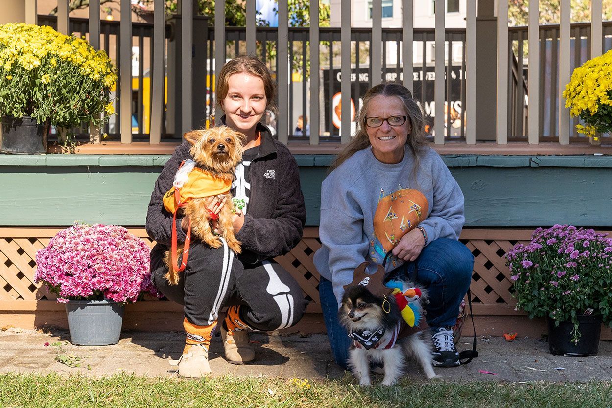 Girls with fur babies