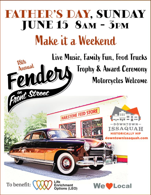 Fenders on Front Street - June 15th