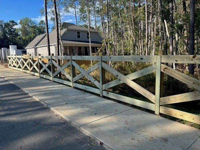 wood fence