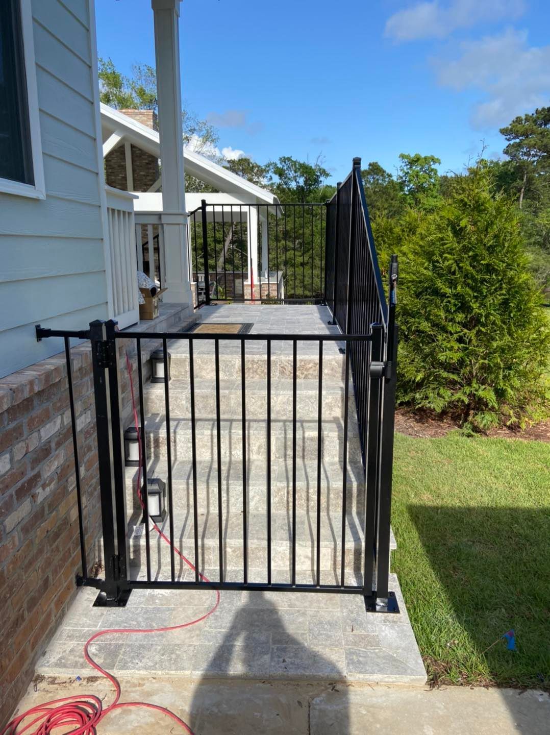 residential railing and gate