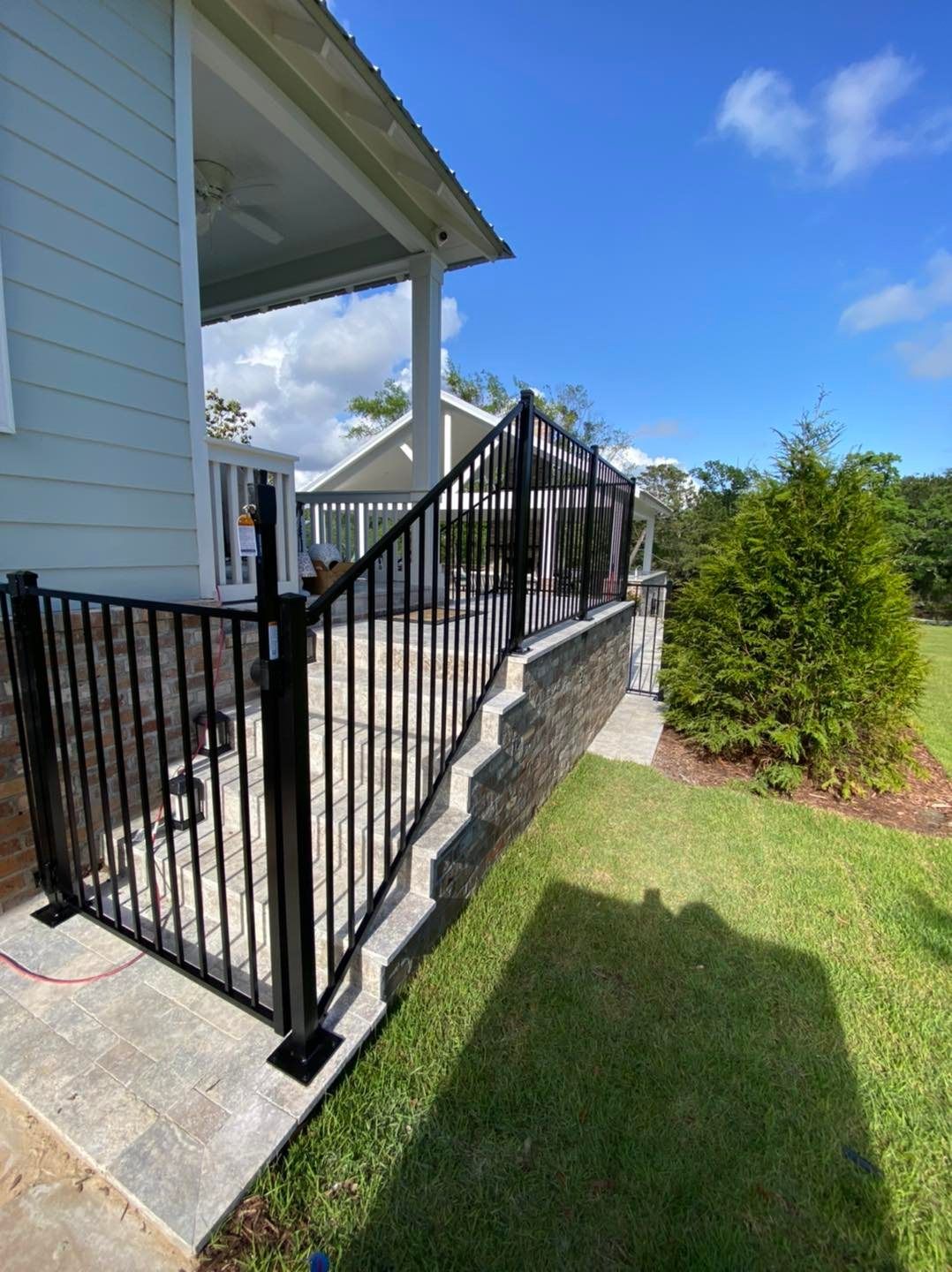 residential railing and gate