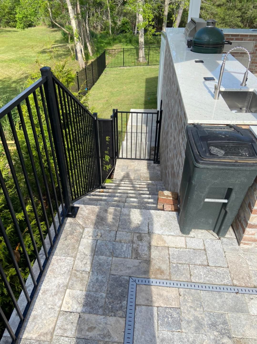 residential railing and gate