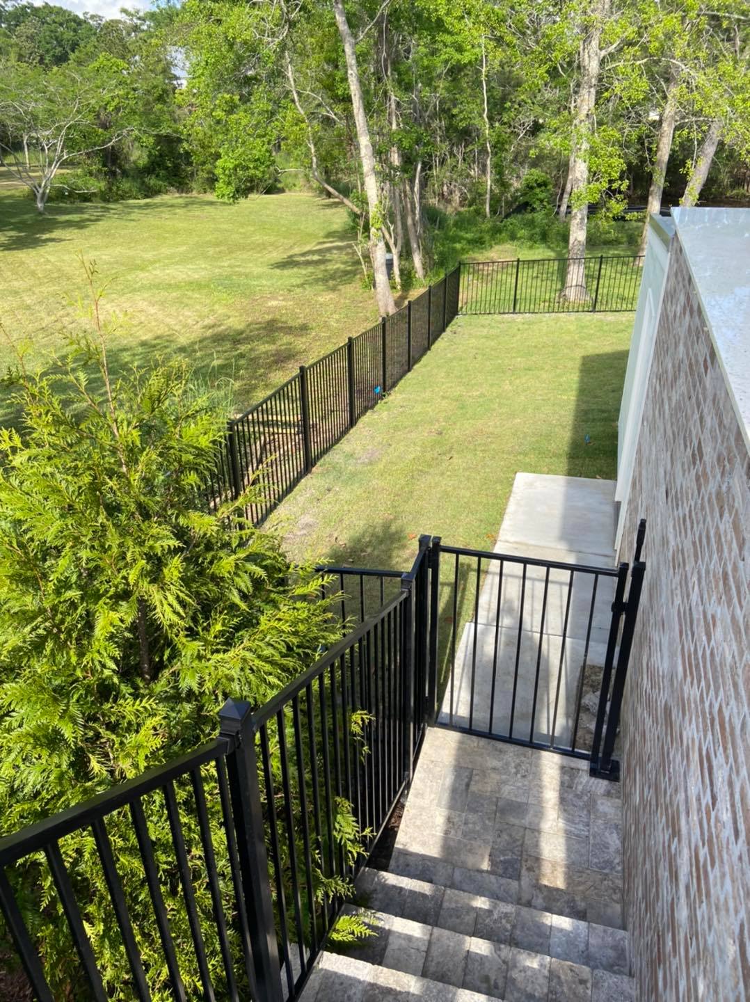 residential railing and gate