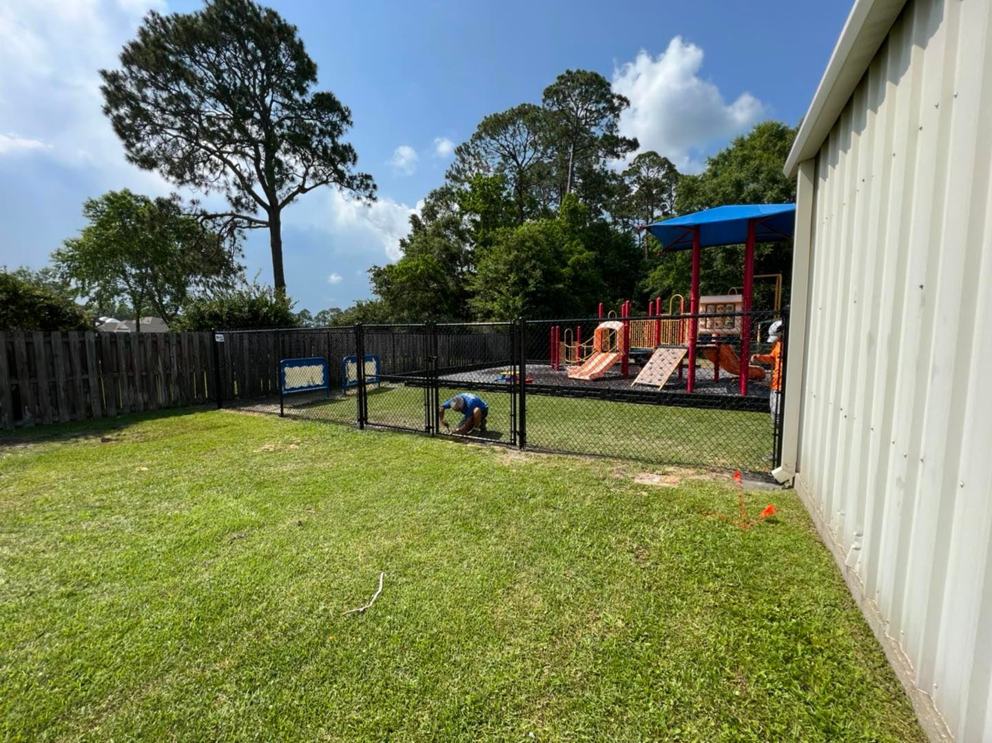 chain link fence installation