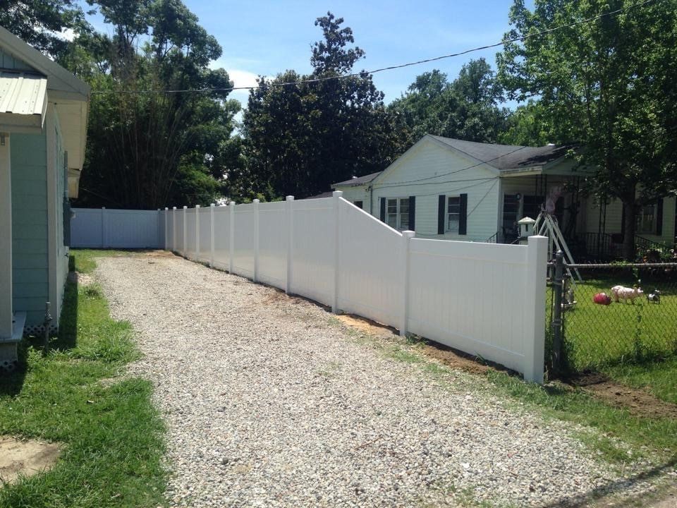 Vinyl fence