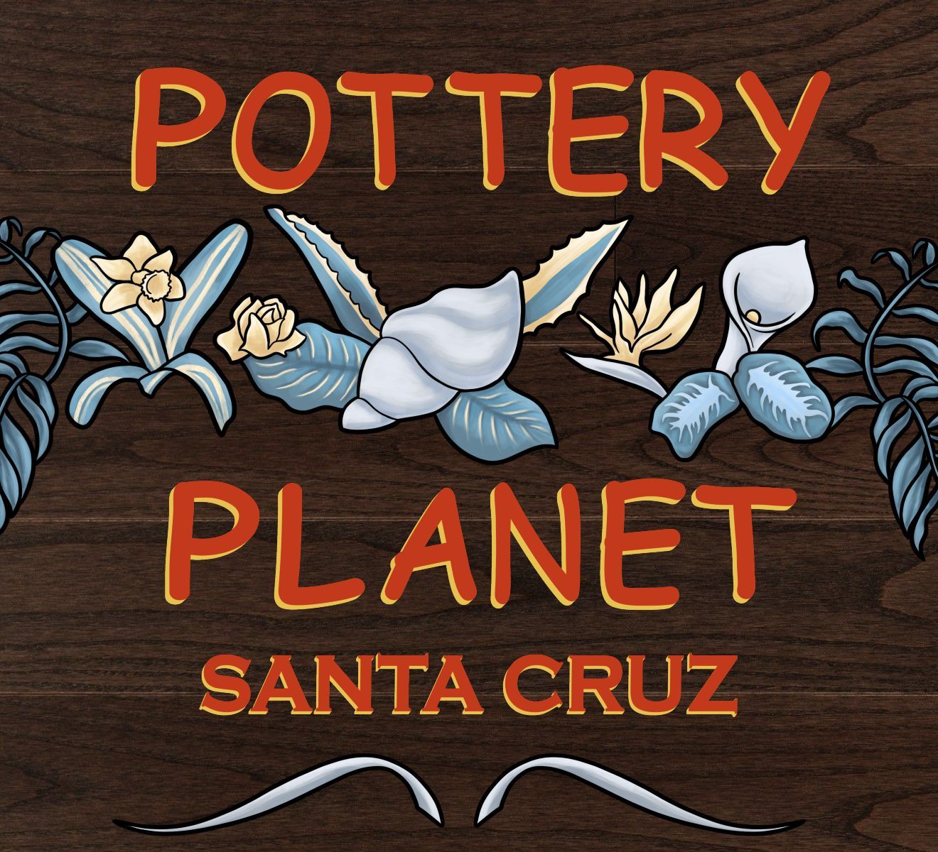 Pottery Planet - Santa Cruz logo