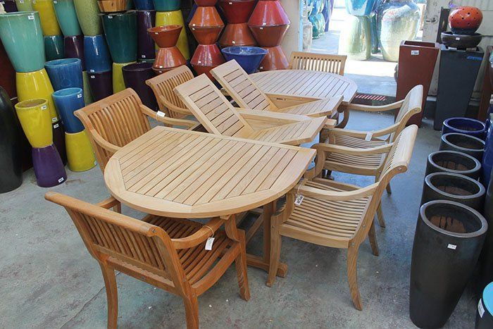 Teak dining set