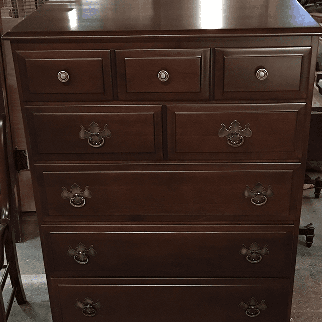 Furniture repair and restoration work