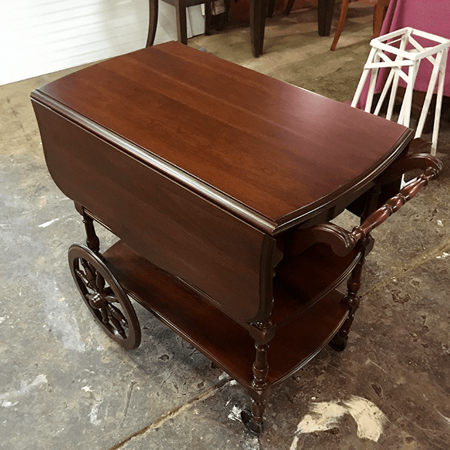 Furniture repair and restoration work