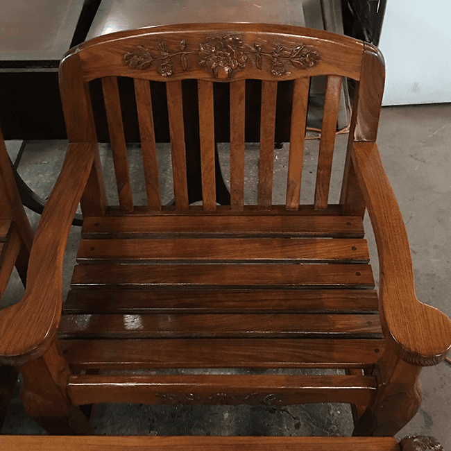 Furniture repair and restoration work