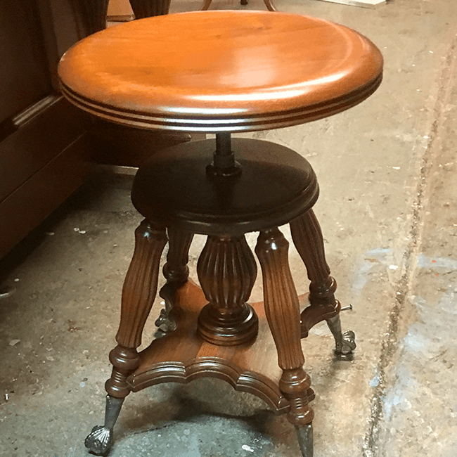 Furniture repair and restoration work