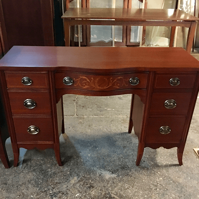 Furniture repair and restoration work