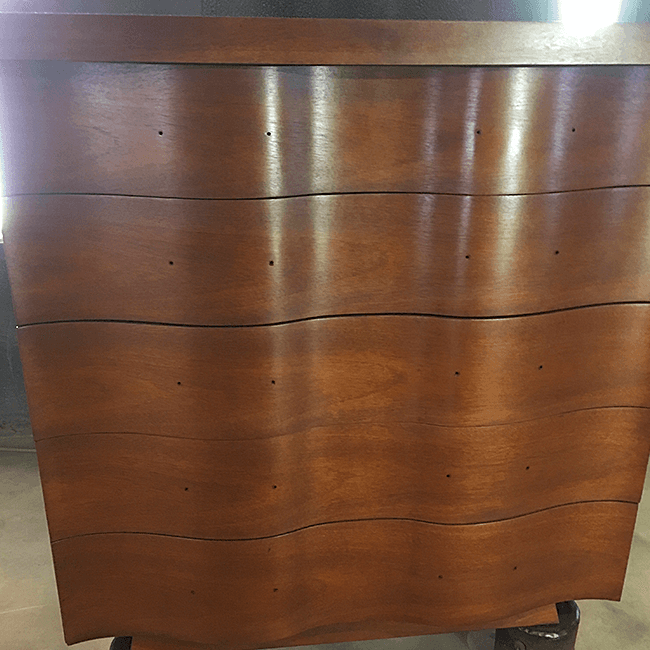 Furniture repair and restoration work