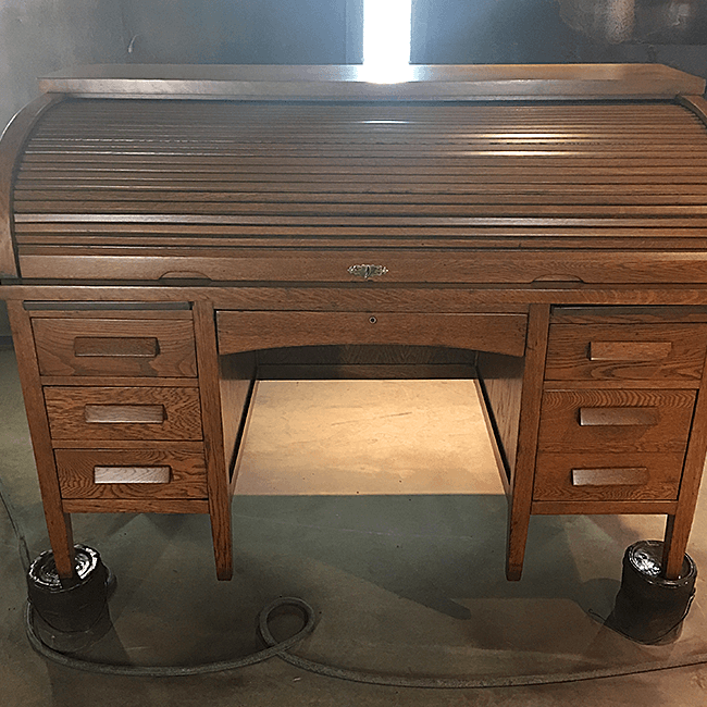 Furniture repair and restoration work