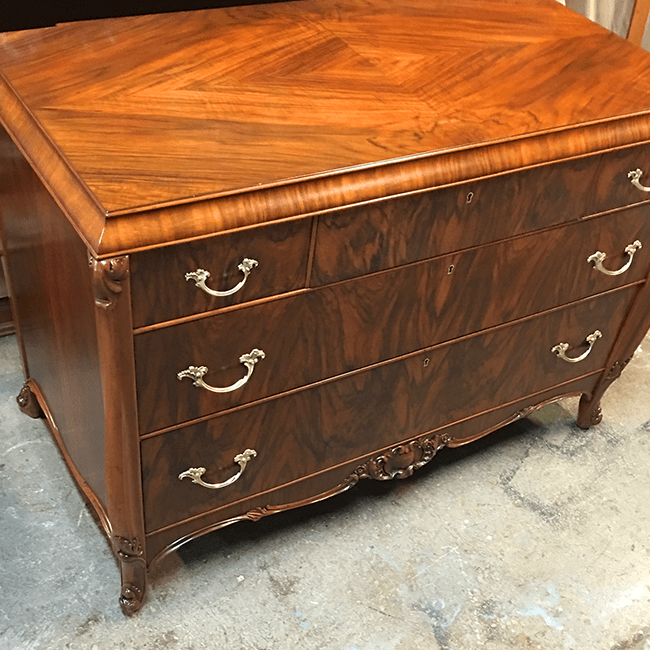 Furniture repair and restoration work