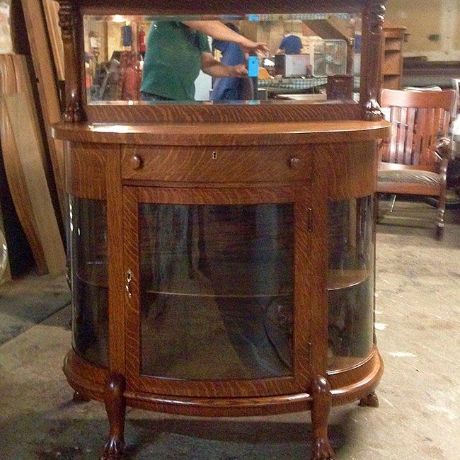 Furniture repair and restoration work