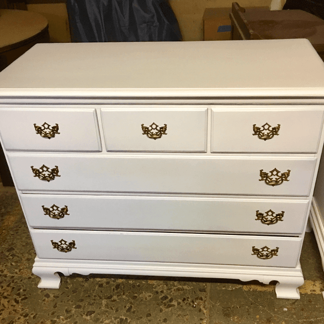 Furniture repair and restoration work