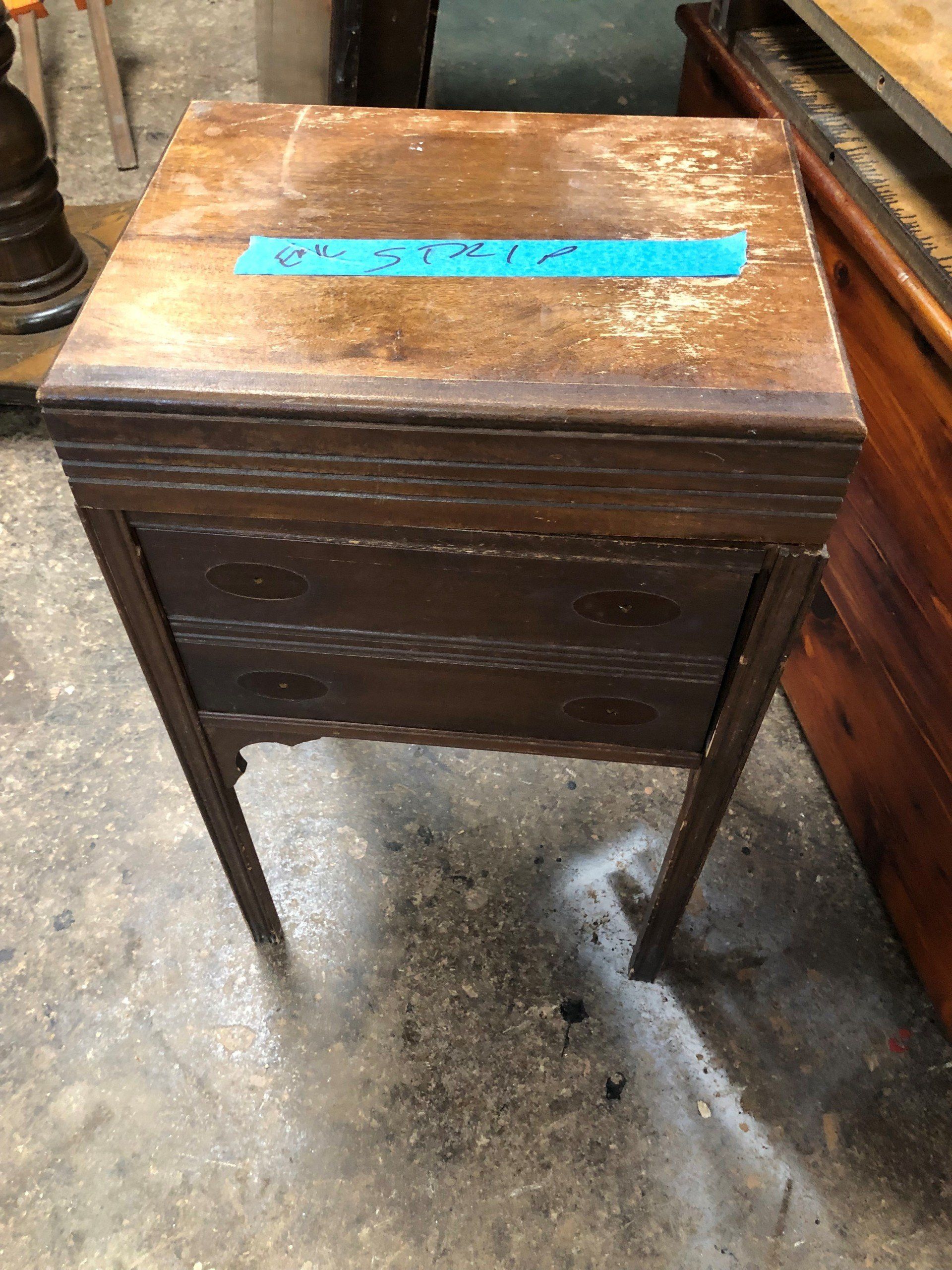 Wooden cabinet restoration