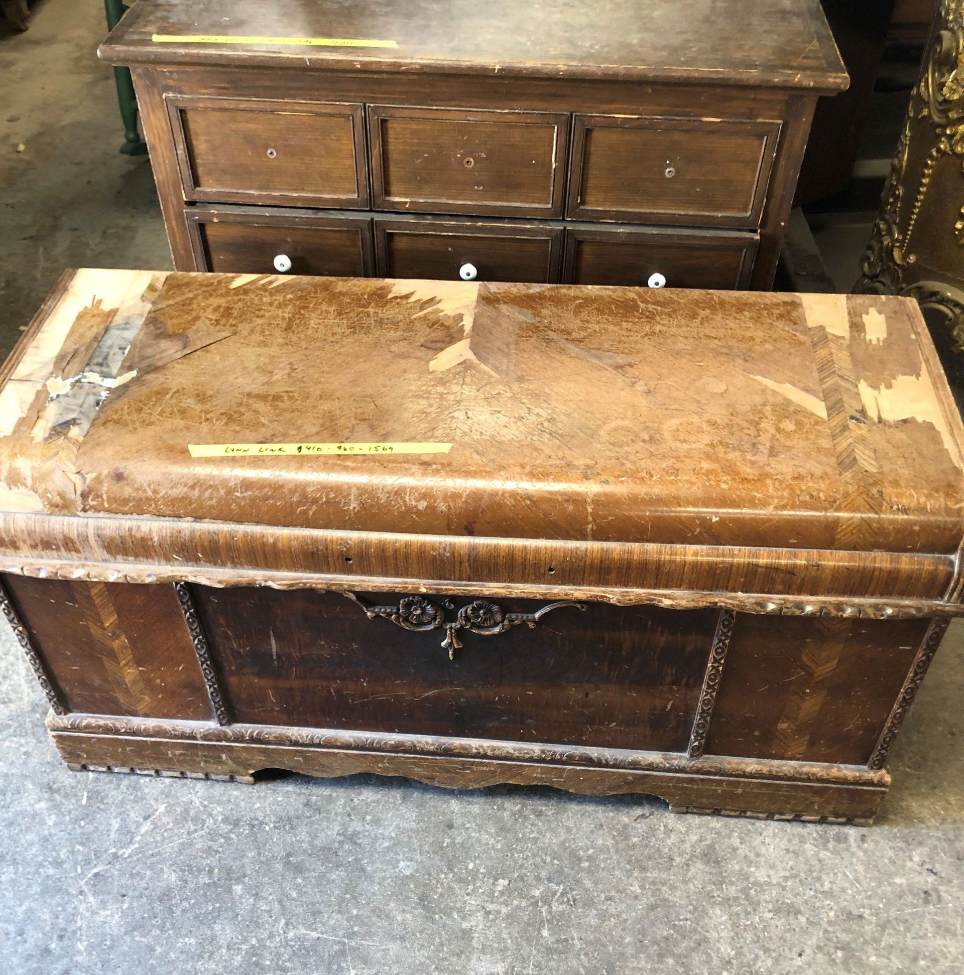 Wooden cabinet restoration