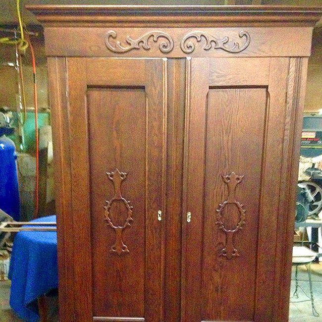 Furniture repair and restoration work