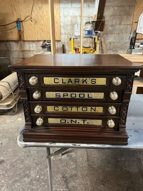 Refurbished drawer table after