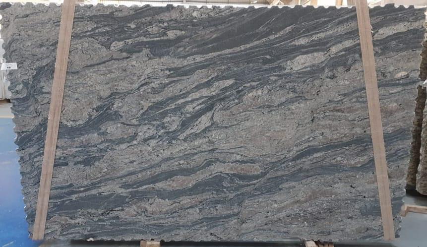 Dark gray granite design