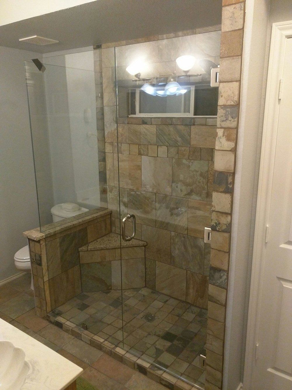 Marshall Construction bathroom remodel