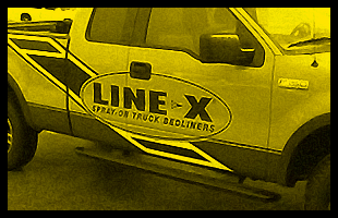 Line X Truck Display