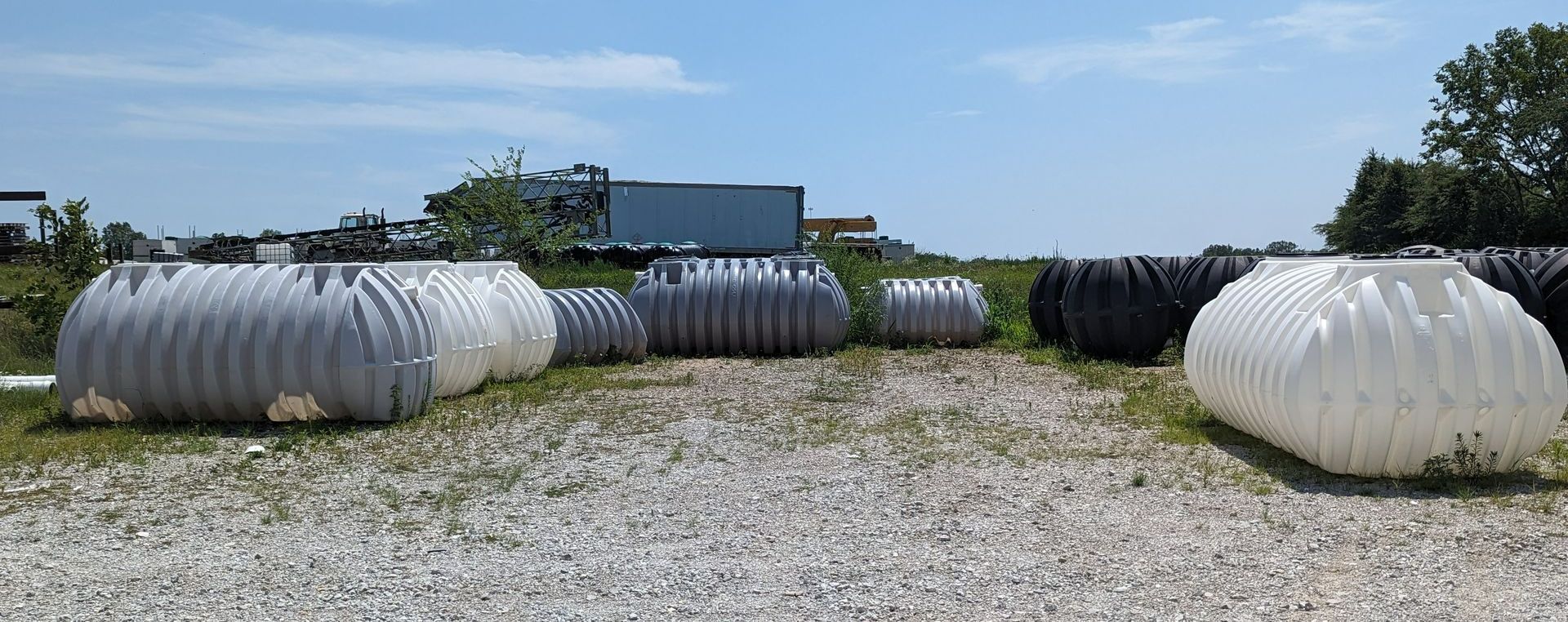 white and blue green pipes