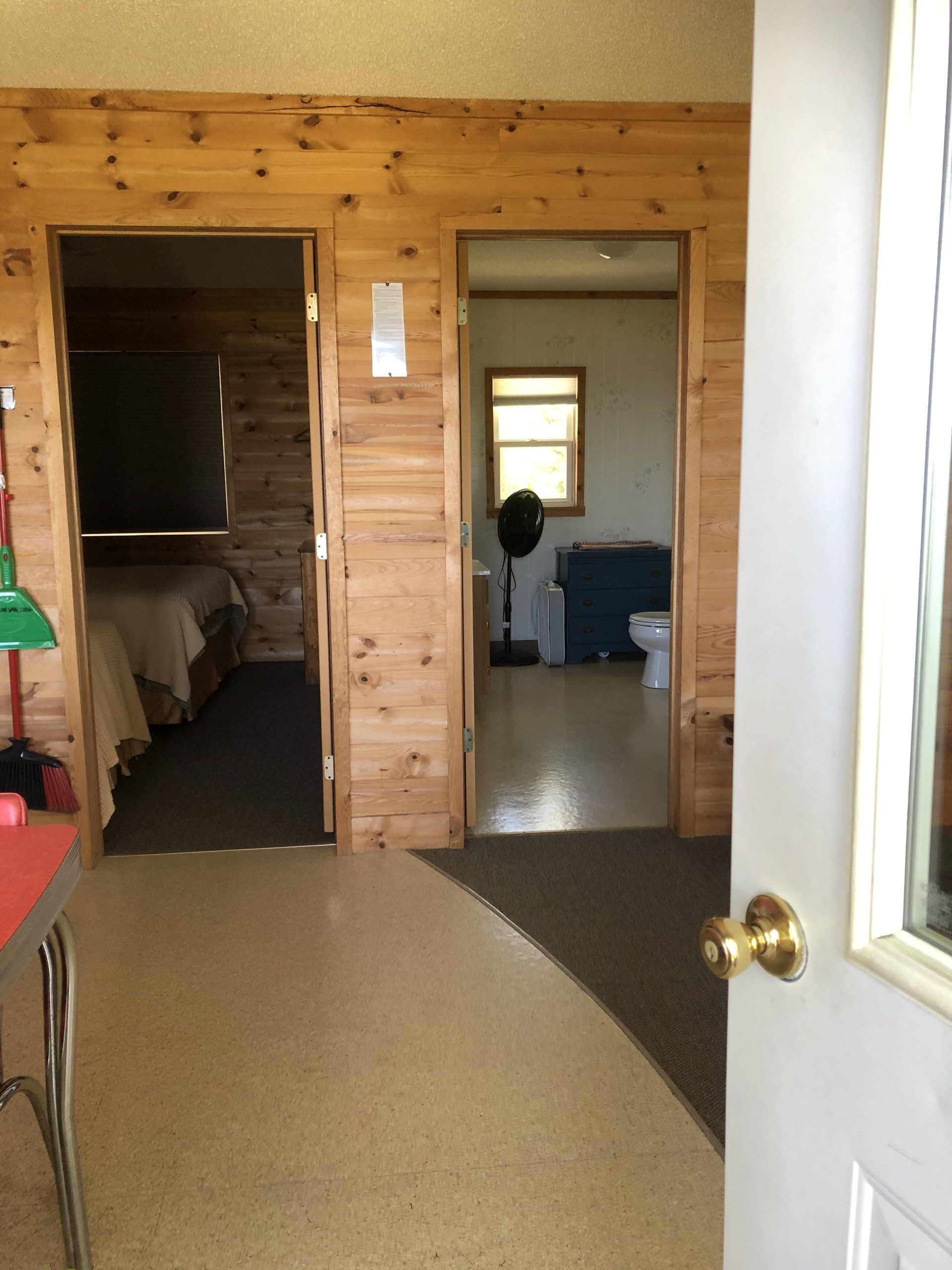 Bedrooms in the cabin