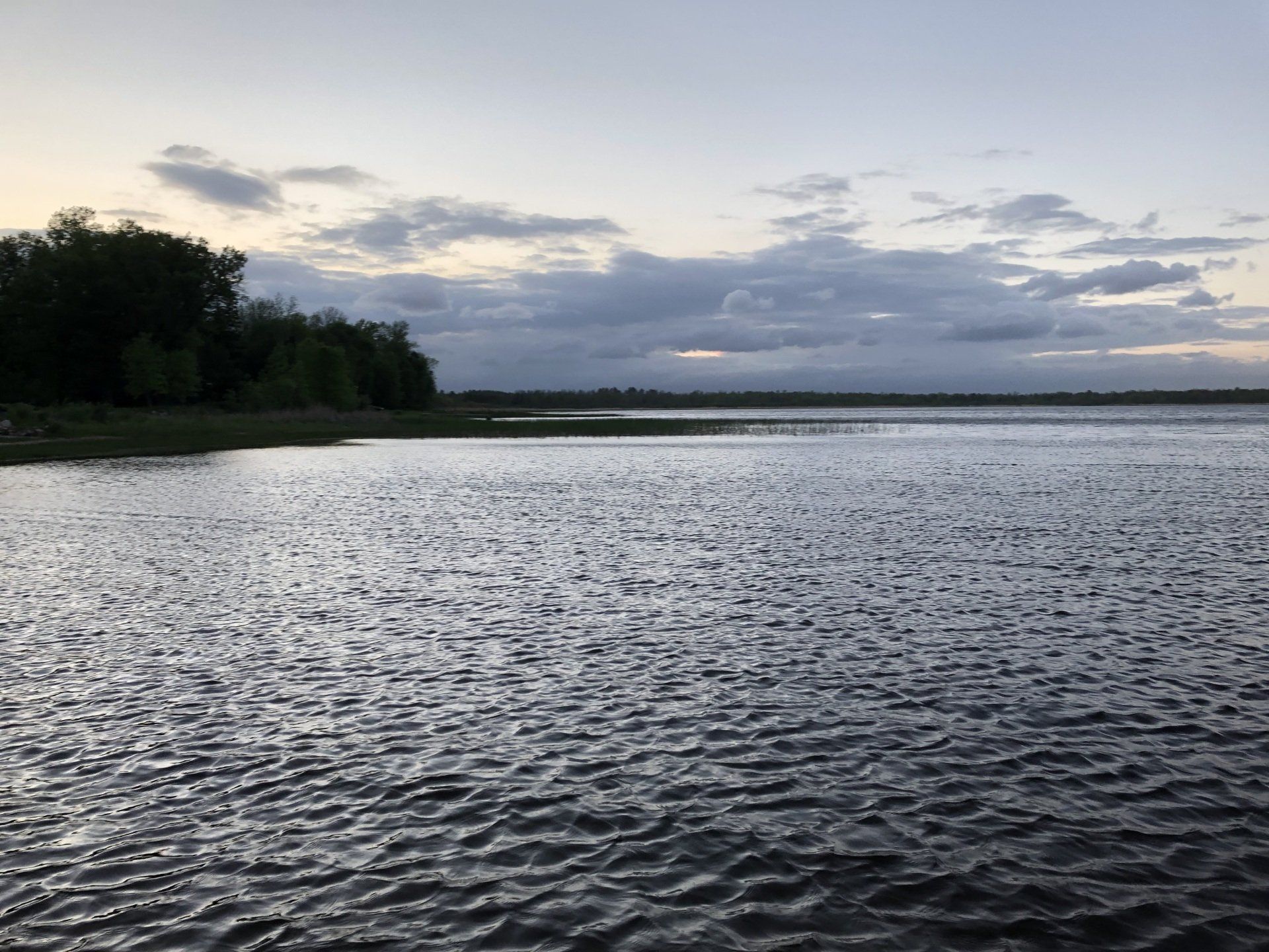 Dusk at the lake