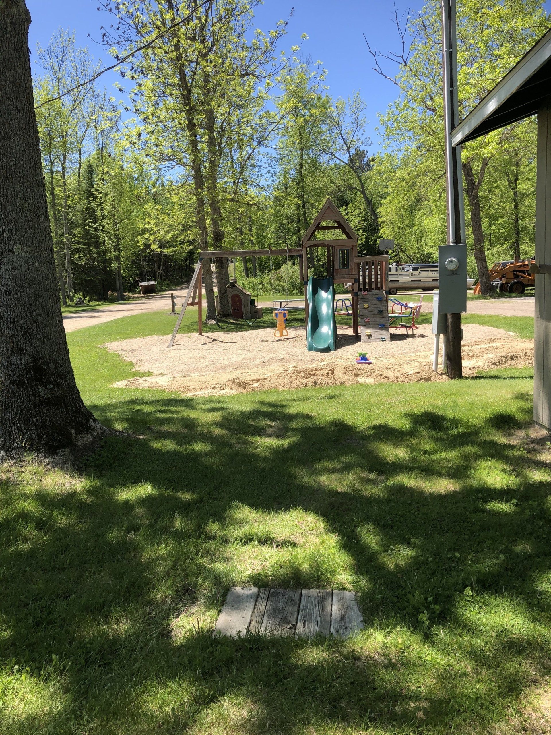 Playground in the cabin