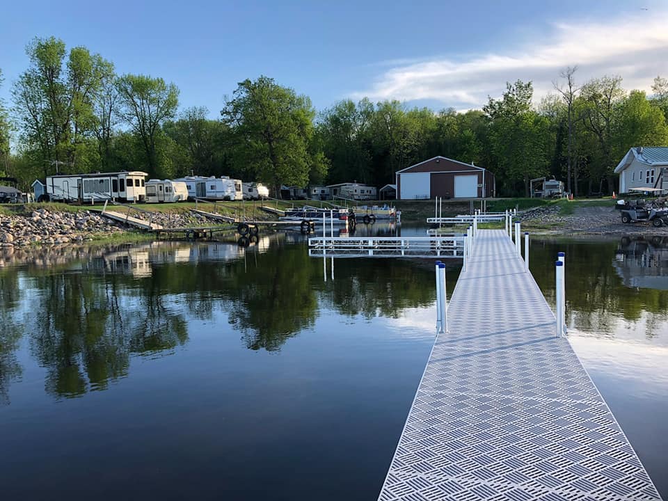 A bridge by the lake