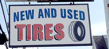 Tire shop sign