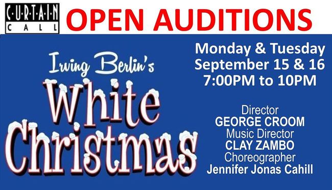 Irving Berlin's White Christmas Open Auditions