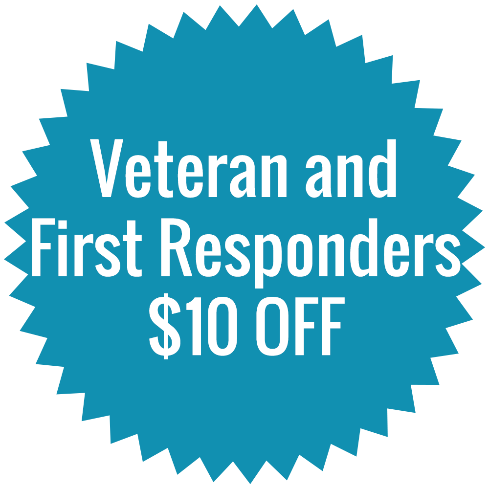 Veteran and First Responders $10 Off