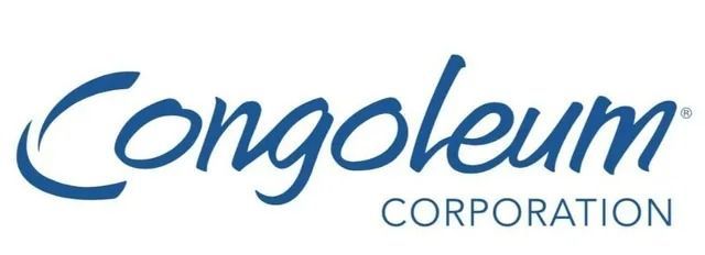 Blue Congoleum Corporation logo on a white background.