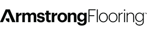 The black Armstrong Flooring logo on a white background.