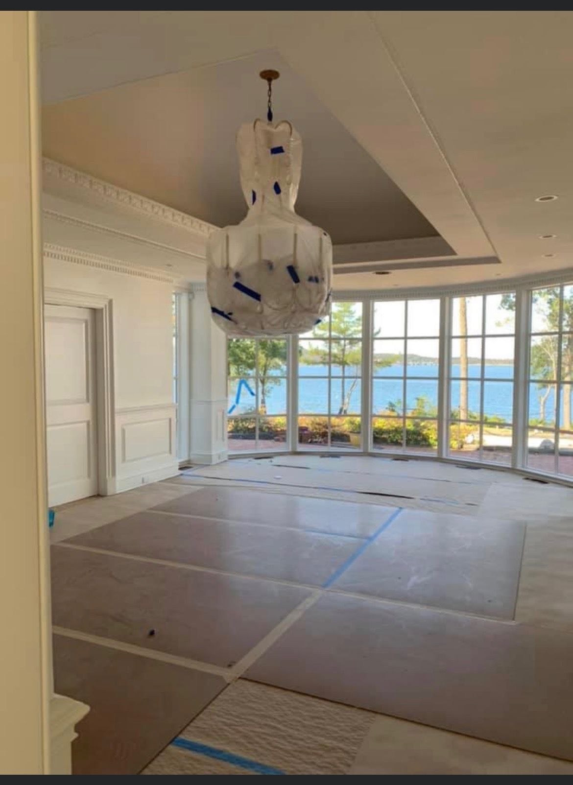 on the works living area