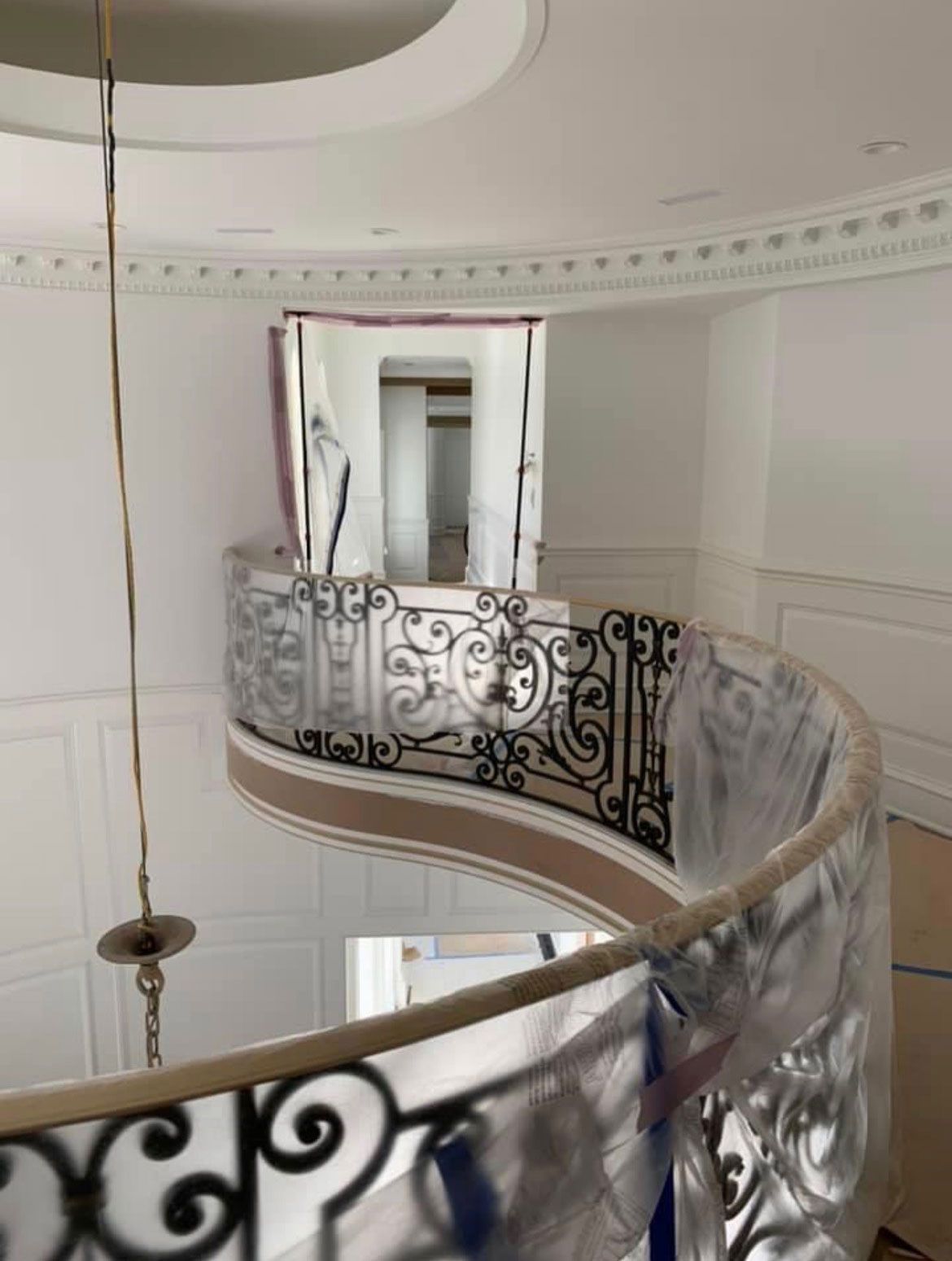 all white wall residential painting