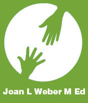 Joan L Weber M ED Logo