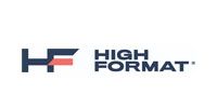 The High Format company logo, featuring a dark blue and red stylized 
