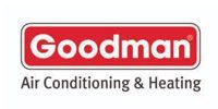 Goodman logo: white text 