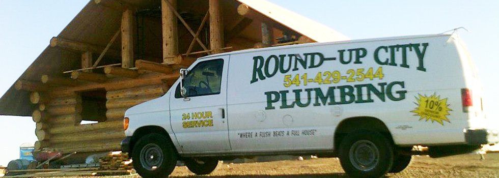 Round-Up City Plumbing LLC van